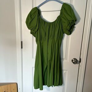 Abercrombie & Fitch green plus size dress, XXL, WITH POCKETS